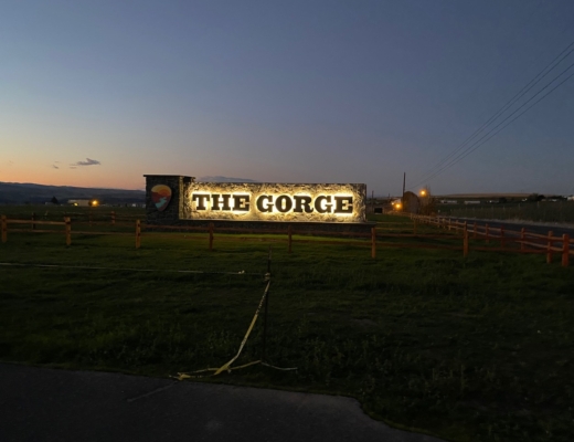 Gorge LED sign