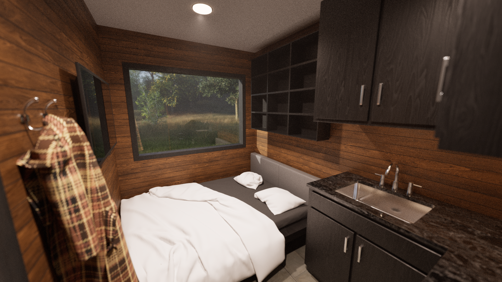 Box Hut Interior 1