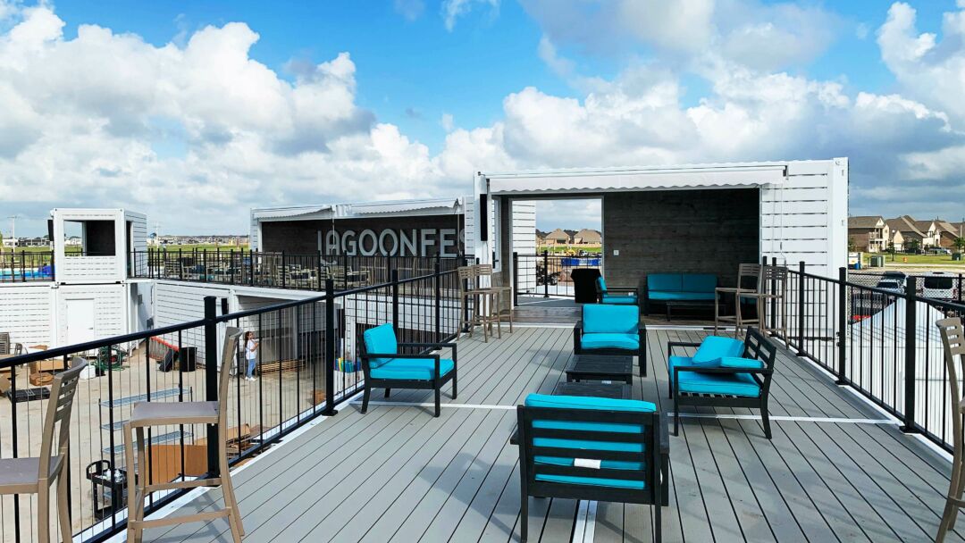 Rooftop of the Boxpop at Lagoonfest