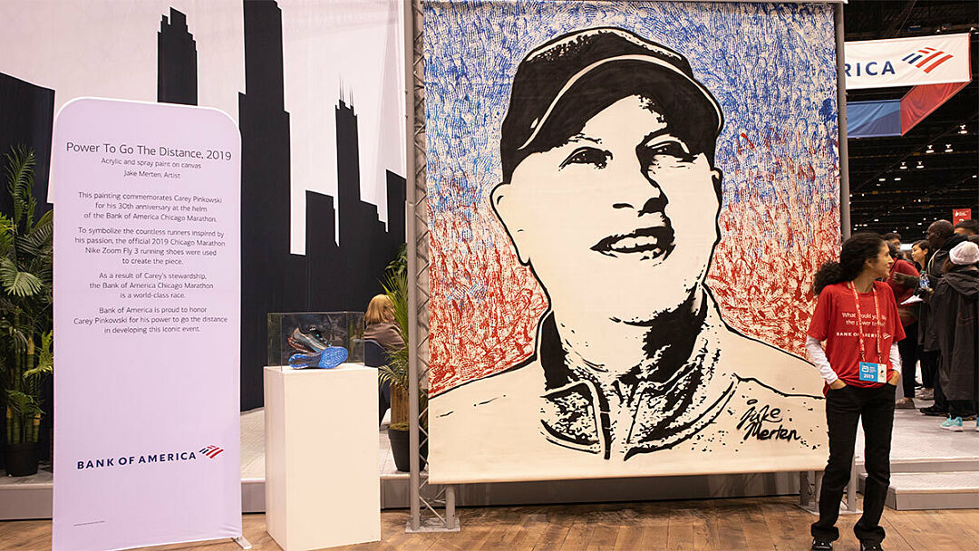 Octagon Bank of America Chicago Marathon BoxPop® activation
