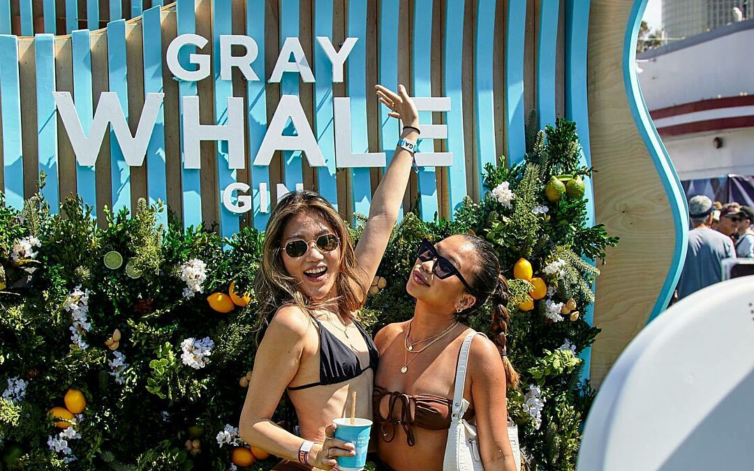 Selfie Opportunity at Gray Whale Gin | Music Event Mobile Bar