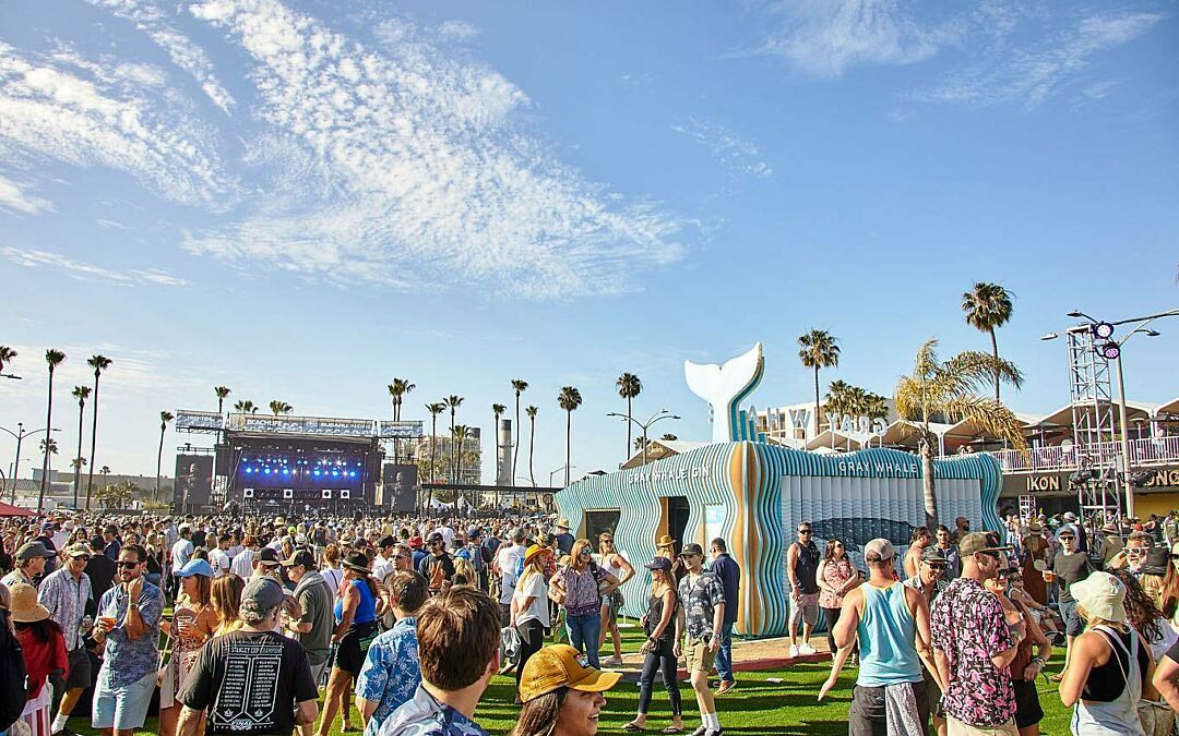 Gray Whale Gin BoxPop and Van at Music Festival | Music Fest Mobile Bar