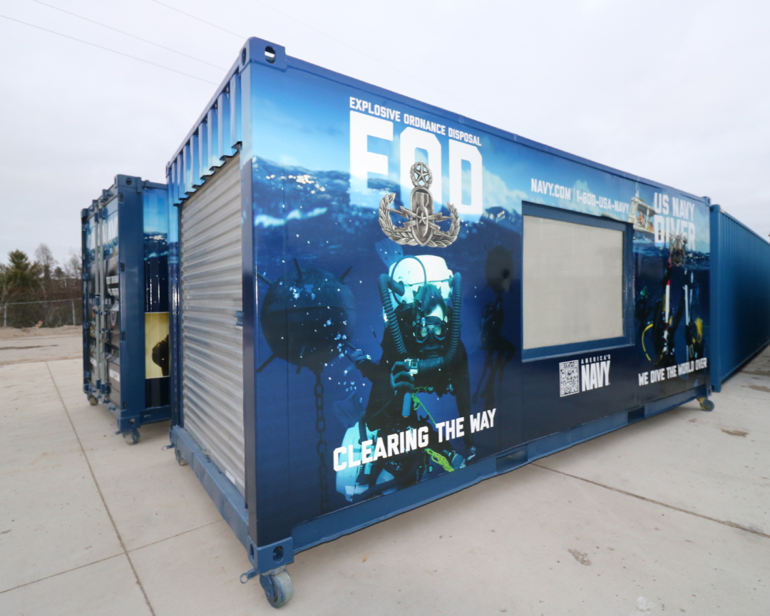 Custom Shipping Container Dive Tank | Britten Fabrication
