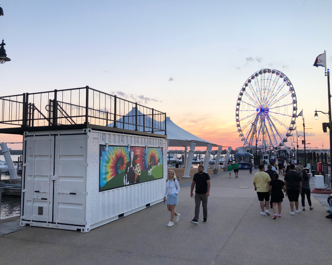 Shipping Container for Town Fair | Mobile Food Stand
