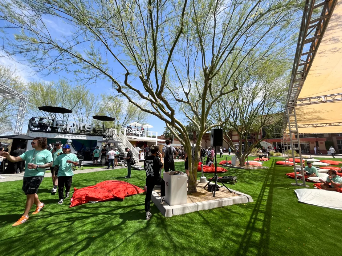 Hall of Flowers Outdoor Trade Show | ISPIRE BoxPop Booth