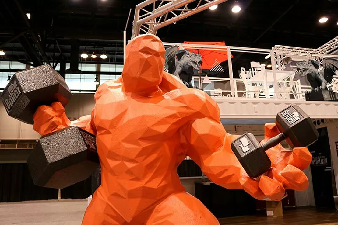 Foam3d model at the Global Shop Tradeshow