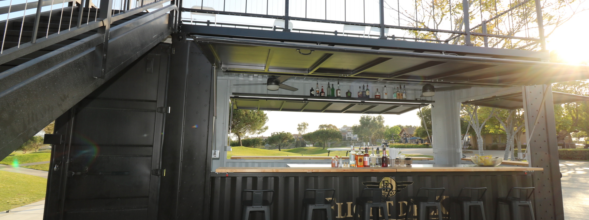 Container Bar | Golf Course Shipping Container