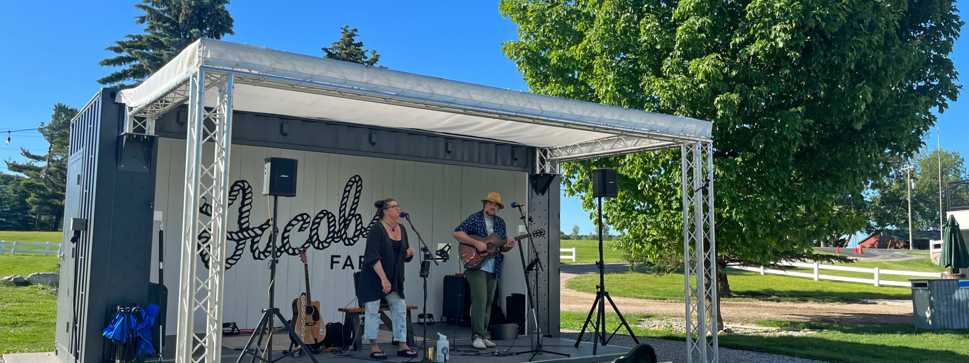 Jacob's Farm Custom Shipping Container Stage