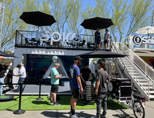 BoxPop Shipping Container with Rooftop Deck | BoxPop Event Activation
