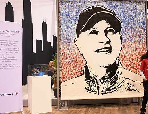 Octagon Bank of America Chicago Marathon BoxPop® activation