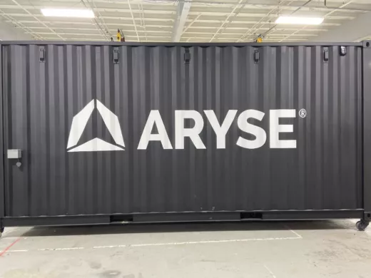 outside of the ARYSE Modified Shipping Container BoxPop®