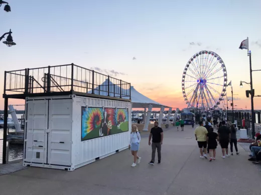 Shipping Container for Town Fair | Mobile Food Stand