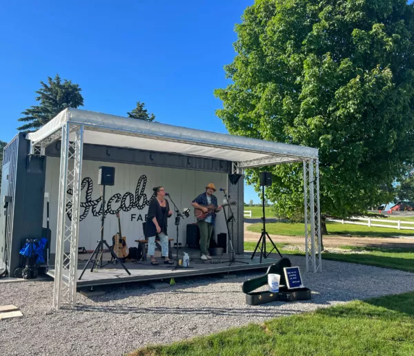 Jacob's Farm Custom Shipping Container Stage